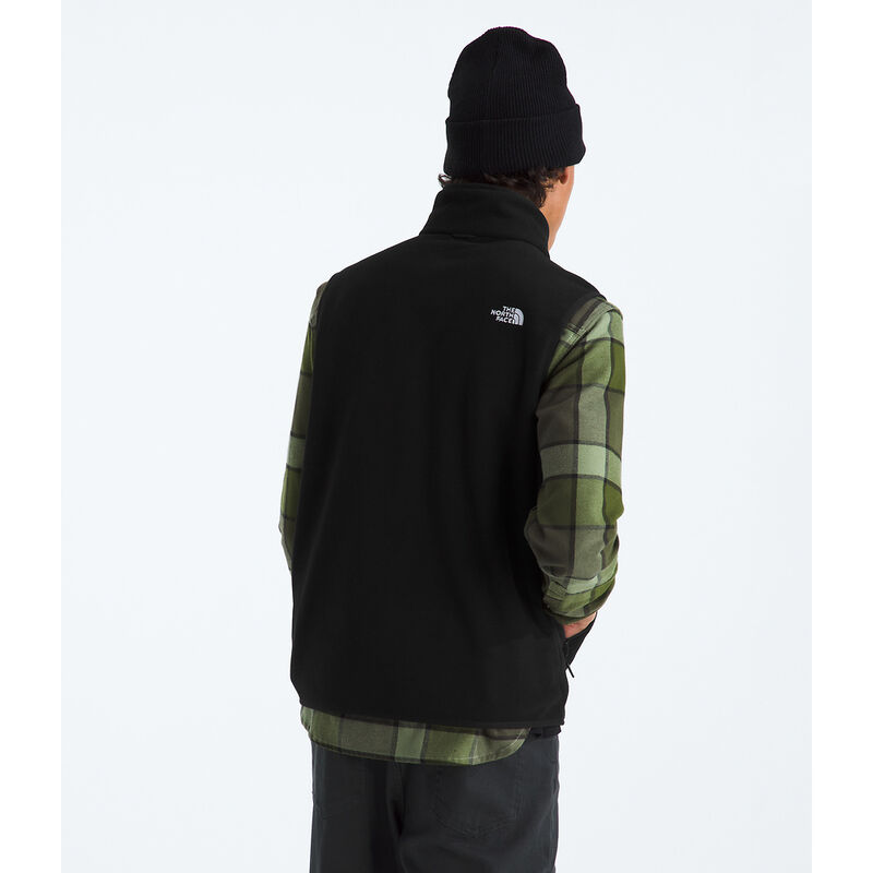 Men's Glacier Fleece Vest, TNF BLACK, hi-res image number 4