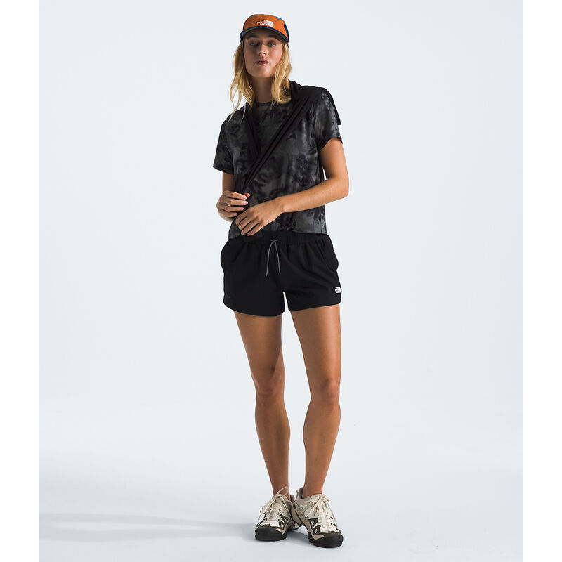 Women's Class V Pathfinder Pull-On 3" Shorts, TNF BLACK, hi-res image number 2
