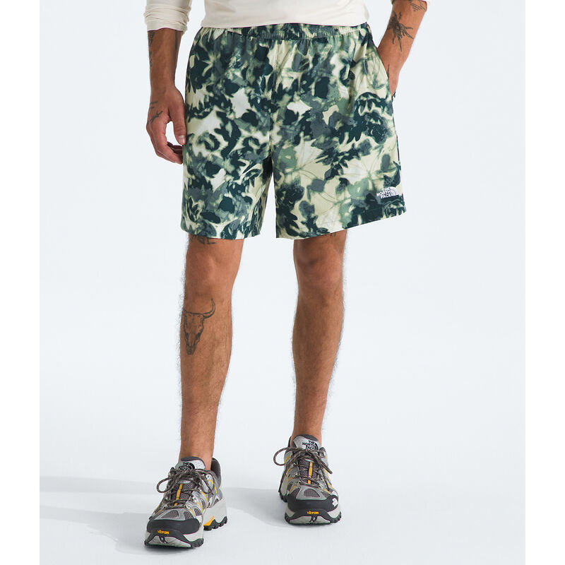 Men's Class V Pathfinder Pull-On 7" Shorts, DUCK GREEN LUX PRINT, hi-res image number 1