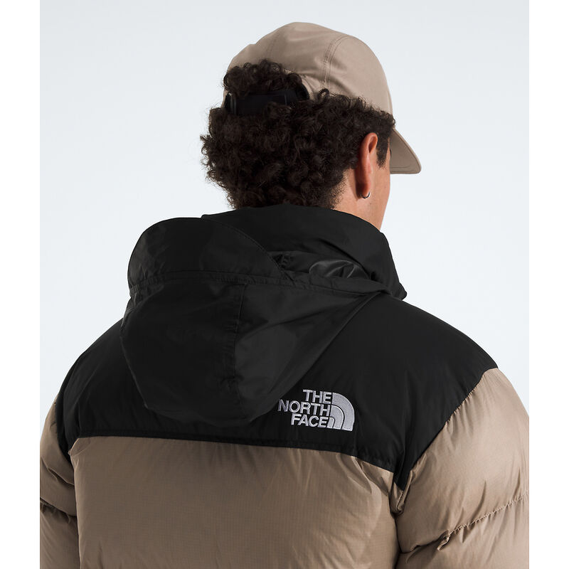 Men's 1996 Retro Nuptse Jacket, MUSHROOM GREY-TNF BLACK, hi-res image number 8