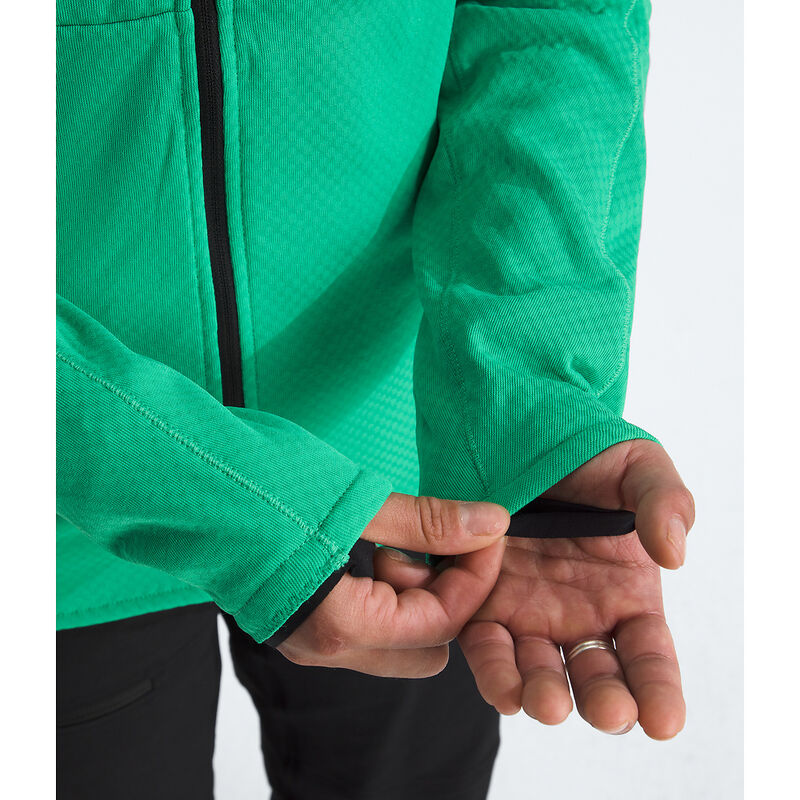 Women's Summit Series FUTUREFLEECE&trade; Full Zip Hoodie, NEBULA GREEN, hi-res image number 8