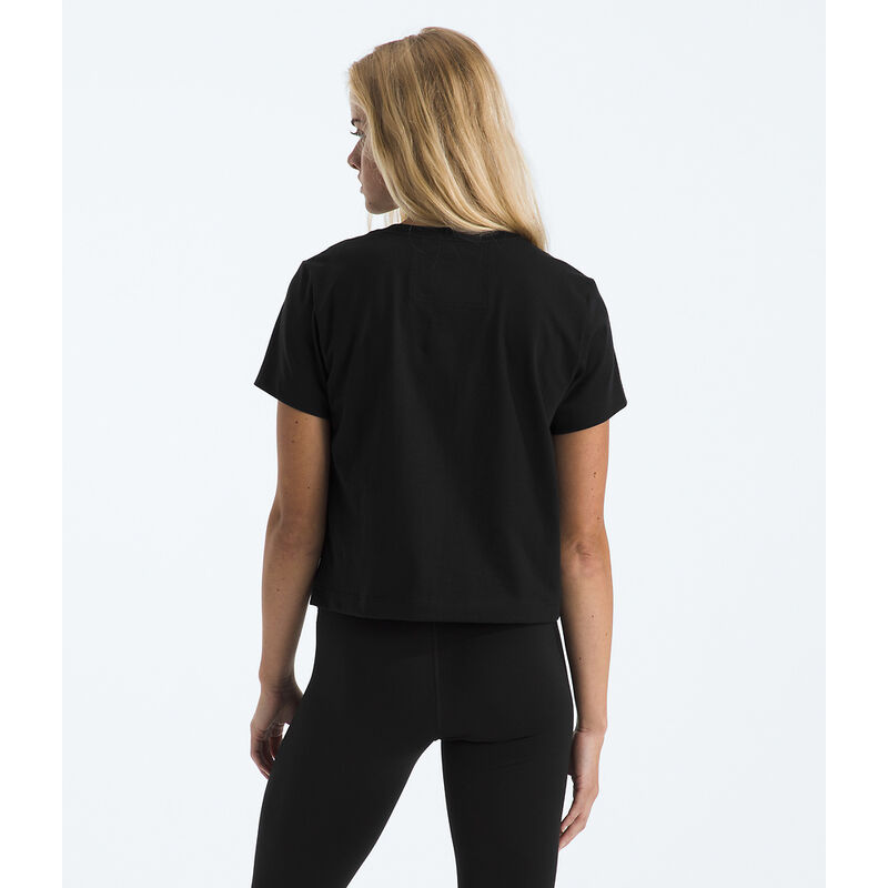 Women's TNF&trade; Essential Simple Dome Cutie Short Sleeve Tee, TNF BLACK, hi-res image number 3