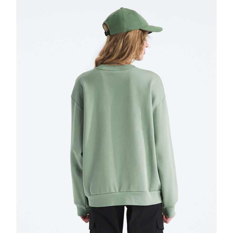 Women's Evolution Simple Dome Oversized Crew, SLATE MOSS, hi-res image number 4