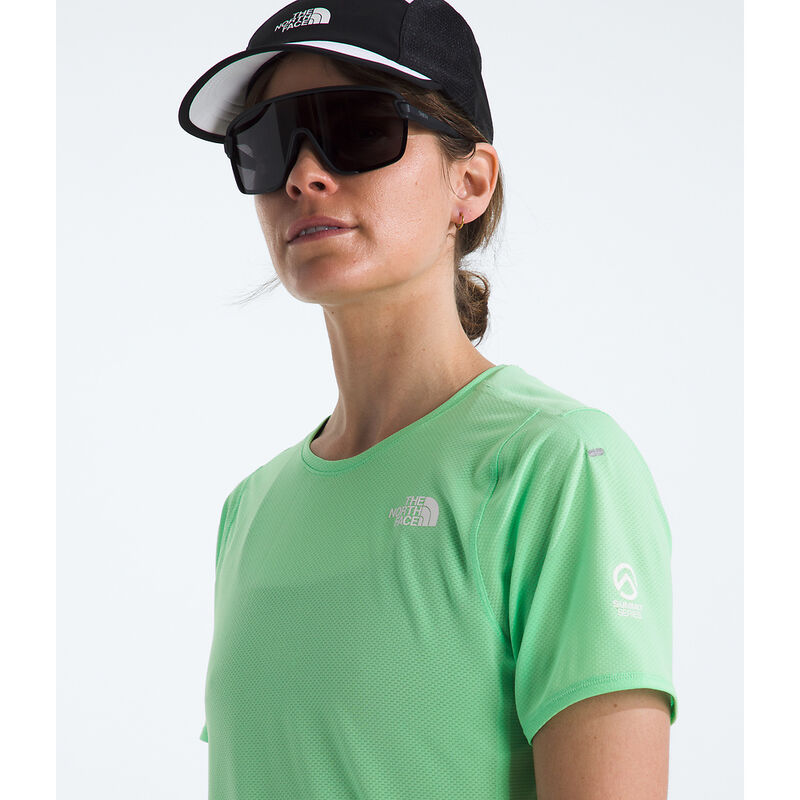Women's Series Summit High Trail Short-Sleeve Tee, SPRING BUD, hi-res image number 3