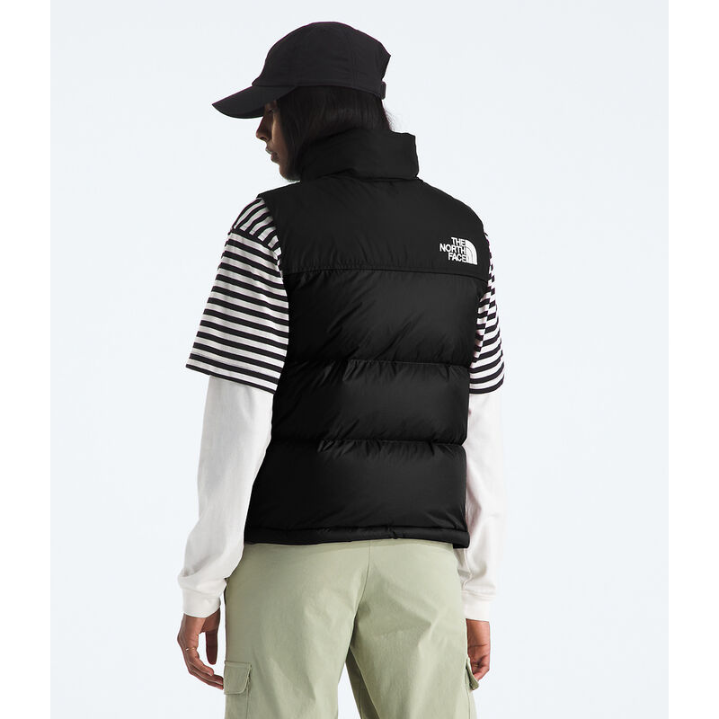 Women's 1996 Retro Nuptse Vest, TNF BLACK-RECYCLED DOWN, hi-res image number 6