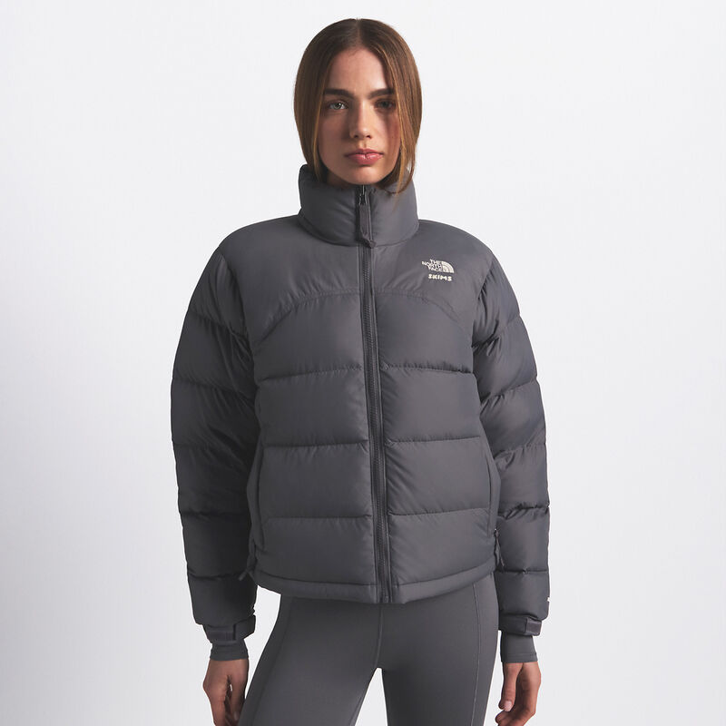 The North Face X SKIMS W 2000 Retro Nuptse Jacket, SK GUNMETAL, hi-res image number 1