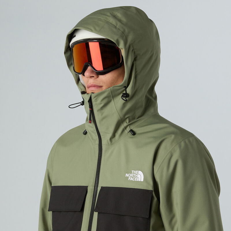 Men's Fourbarrel Triclimate&reg; Jacket, BARK MIST-TNF BLACK, hi-res image number 6