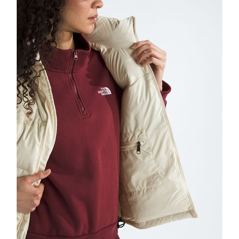 Women's 1996 Retro Nuptse DTM Vest, WHITE DUNE, hi-res image number 4