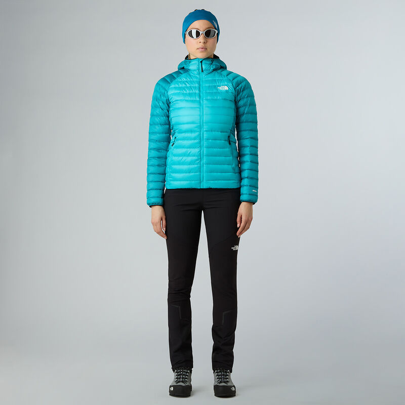 Women's Bettaforca LT Down Hooded Jacket, GALACTIC BLUE-DEEP TEAL, hi-res image number 2