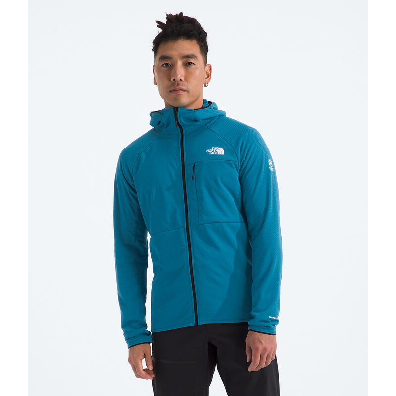 Men's Summit Series FUTUREFLEECE&trade; Full Zip Hooded Jacket, DUSK BLUE, hi-res image number 1