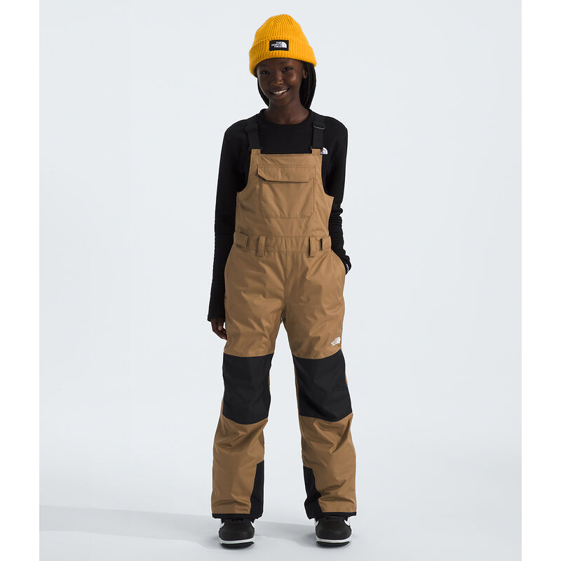 Teen Freedom Insulated Bib, UTILITY BROWN, hi-res image number 3