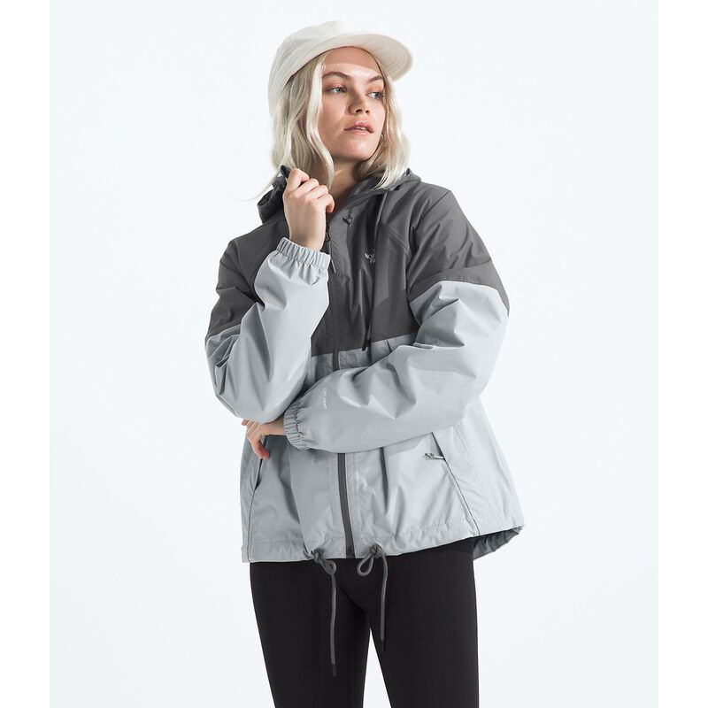 Women's Antora Rain Hoodie, SMOKED PEARL/HIGH RISE, hi-res image number 1