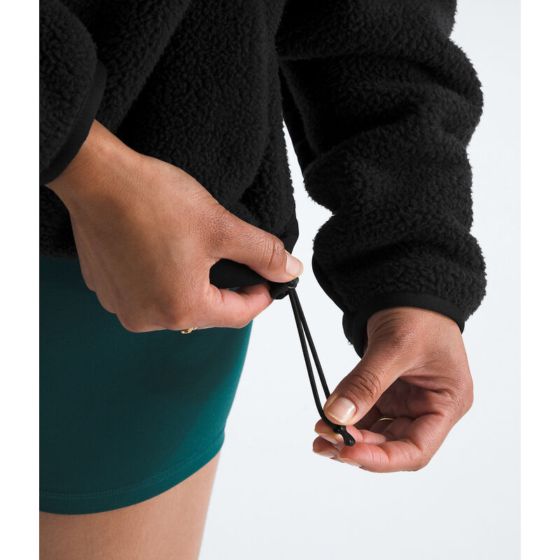 Women's Yumiori Off Peak &frac12; Zip Jacket, TNF BLACK, hi-res image number 5