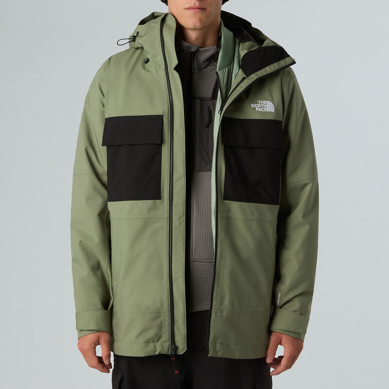 Men's Fourbarrel Triclimate&reg; Jacket, BARK MIST-TNF BLACK, hi-res image number 12