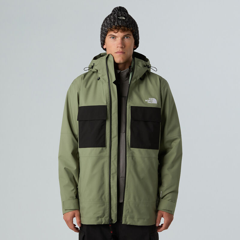 Men's Fourbarrel Triclimate&reg; Jacket, BARK MIST-TNF BLACK, hi-res image number 4