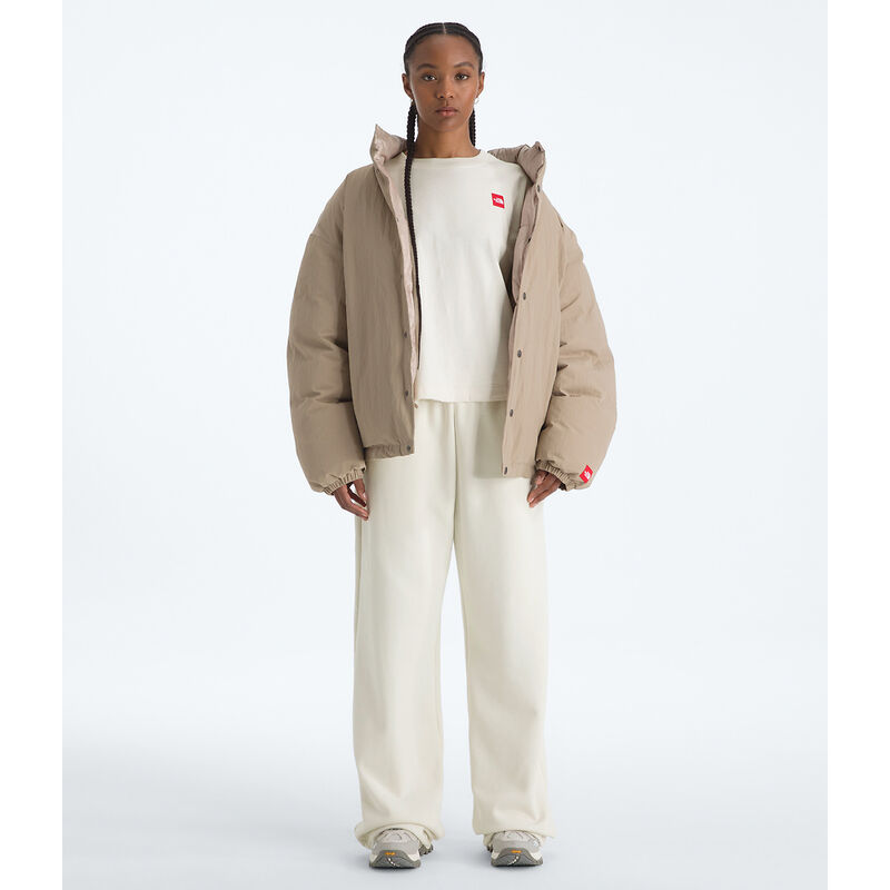 Women's TNF&trade; Red Box Short-Sleeve Boxy Tee, WHITE DUNE, hi-res image number 2