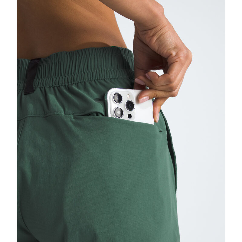 Women's Class V Pathfinder Pull-On 3" Shorts, DUCK GREEN, hi-res image number 6