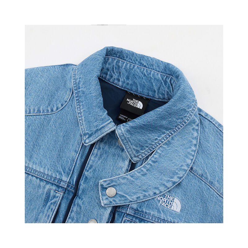 Women's Modular Denim Jacket - AP, LIGHT INDIGO DENIM WASH, hi-res image number 3