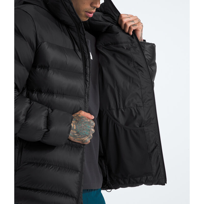 Men's Kalix Down Hooded Jacket, TNF BLACK, hi-res image number 4