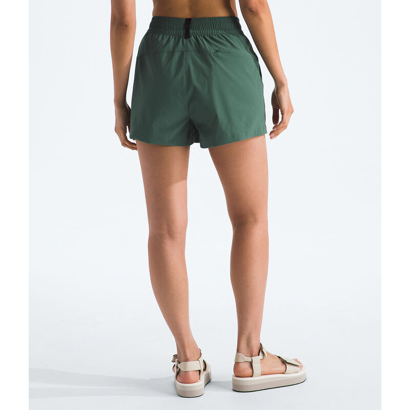 Women's Class V Pathfinder Pull-On 3" Shorts, DUCK GREEN, hi-res image number 4