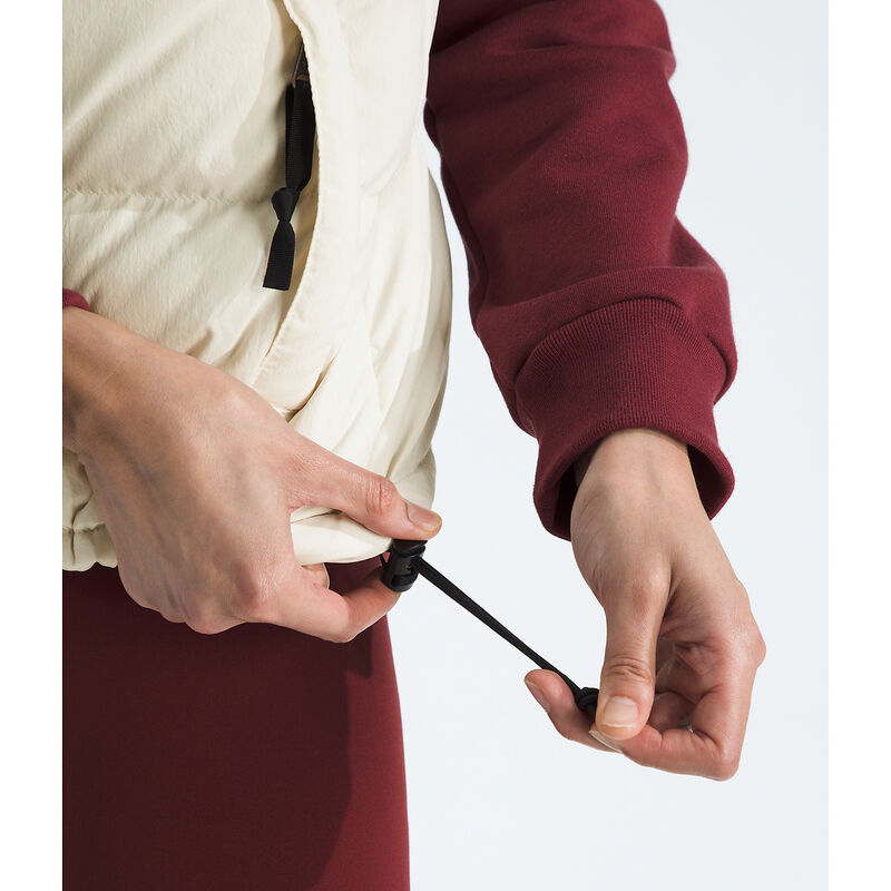 Women's 1996 Retro Nuptse DTM Vest, WHITE DUNE, hi-res image number 6