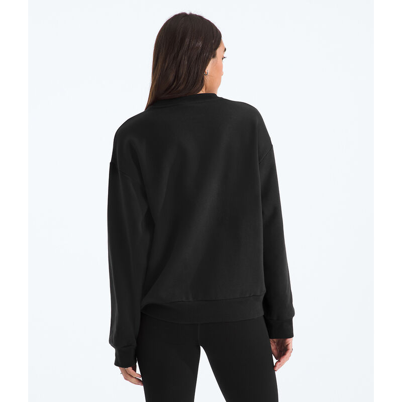 Women's Evolution Simple Dome Oversized Crew, TNF BLACK, hi-res image number 3