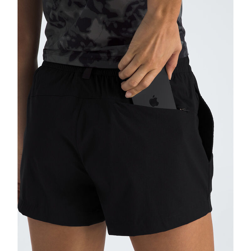 Women's Class V Pathfinder Pull-On 3" Shorts, TNF BLACK, hi-res image number 6