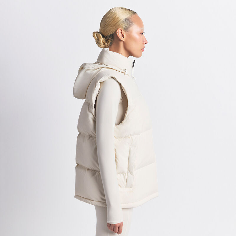 The North Face X SKIMS 1996 Nuptse Vest, SK BONE, hi-res image number 2