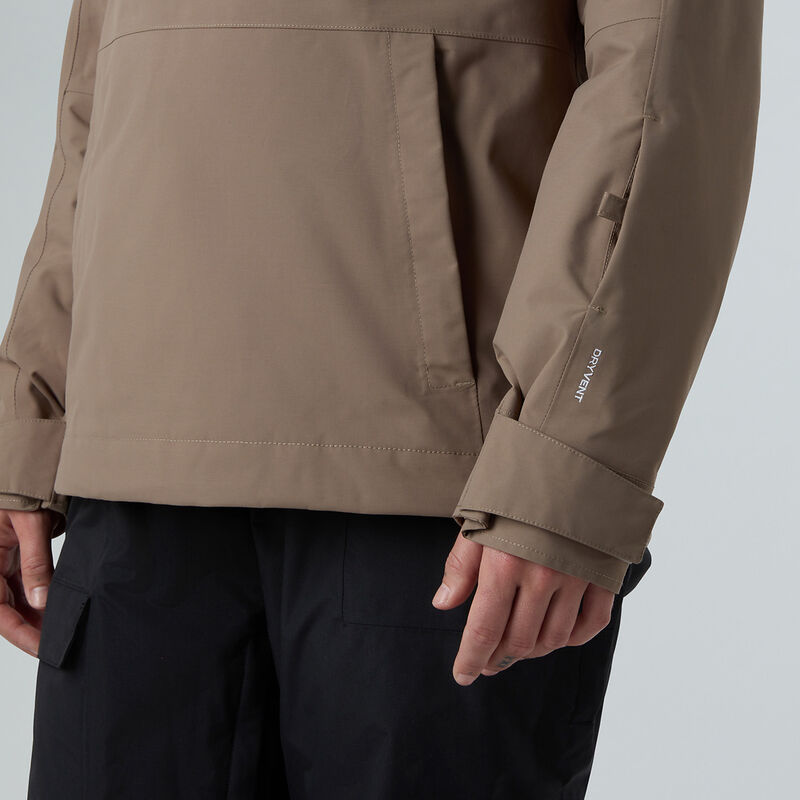 Women's Driftview Anorak, MOCHA BROWN-TNF BLACK, hi-res image number 8