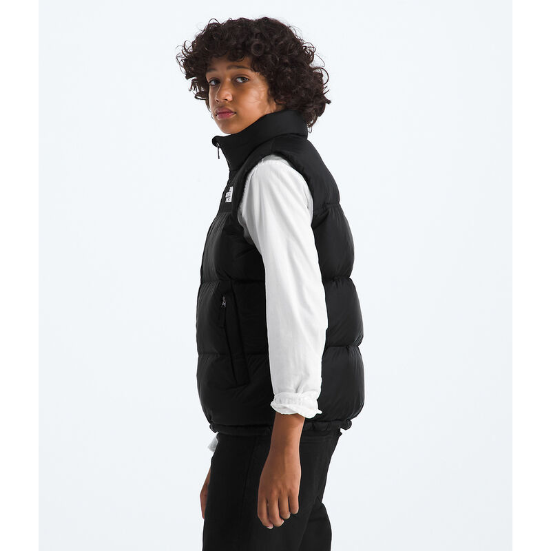 Teen 1996 Retro Nuptse Vest, TNF BLACK-TNF BLACK-RECYCLED DOWN, hi-res image number 3