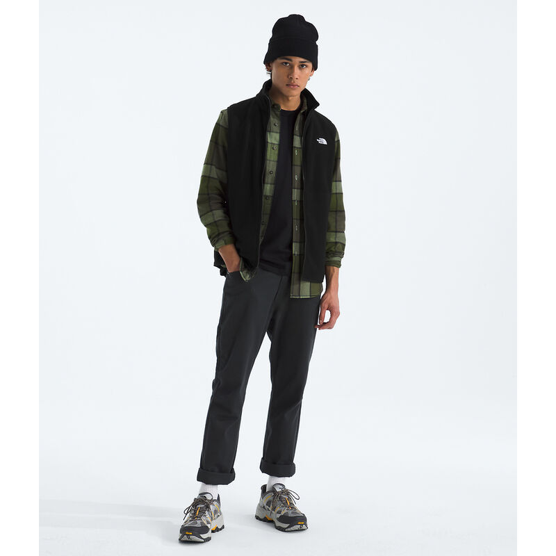 Men's Glacier Fleece Vest, TNF BLACK, hi-res image number 2