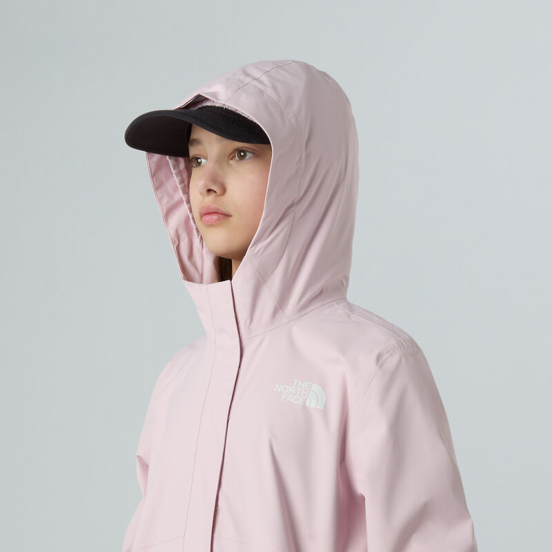 Girls' Antora Rain Jacket, PALE BLOSSOM, hi-res image number 5