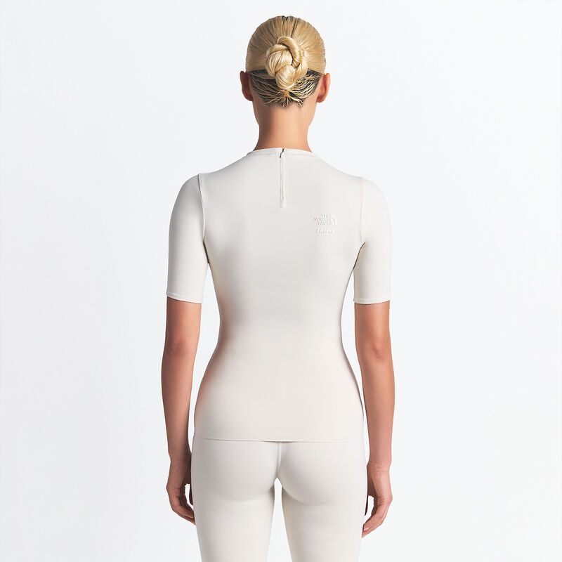 The North Face X SKIMS W Refina Short Sleeve Top, SK BONE, hi-res image number 2