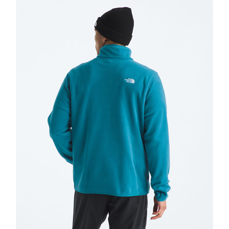 Men's Glacier Fleece &frac14; Zip Jacket, DUSK BLUE, hi-res image number 4