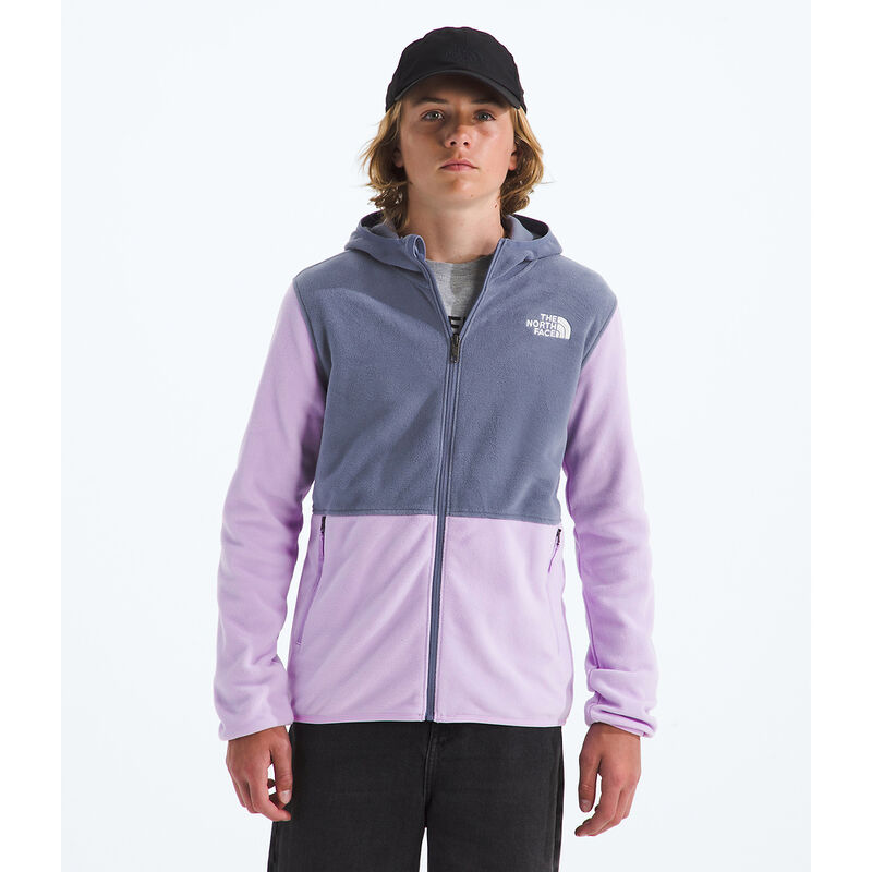 Teen Glacier Full Zip Hooded Jacket, LITE LILAC-TWILIGHT GALAXY, hi-res image number 3