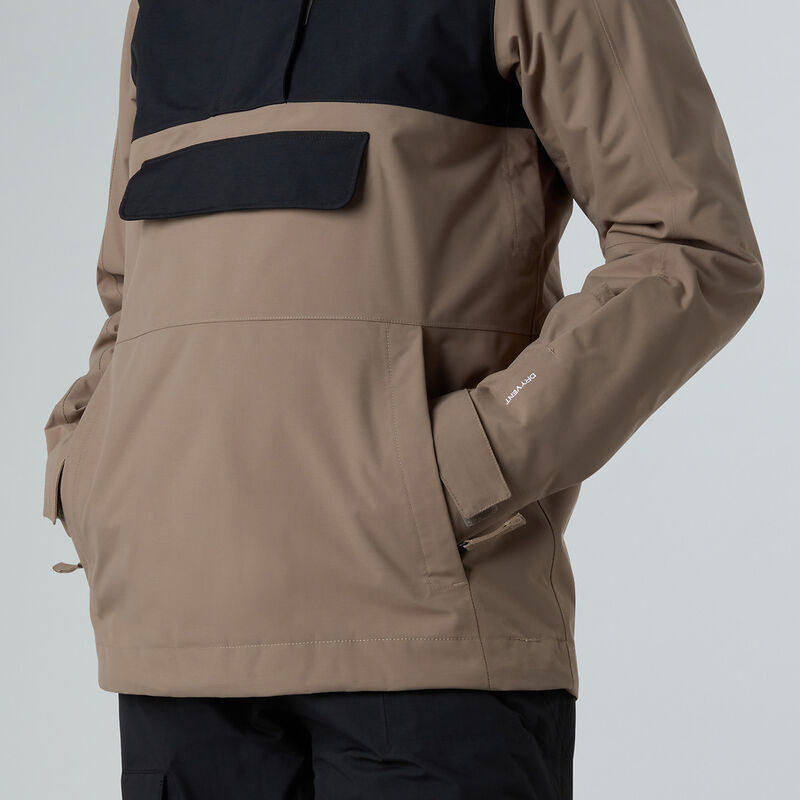 Women's Driftview Anorak, MOCHA BROWN-TNF BLACK, hi-res image number 7