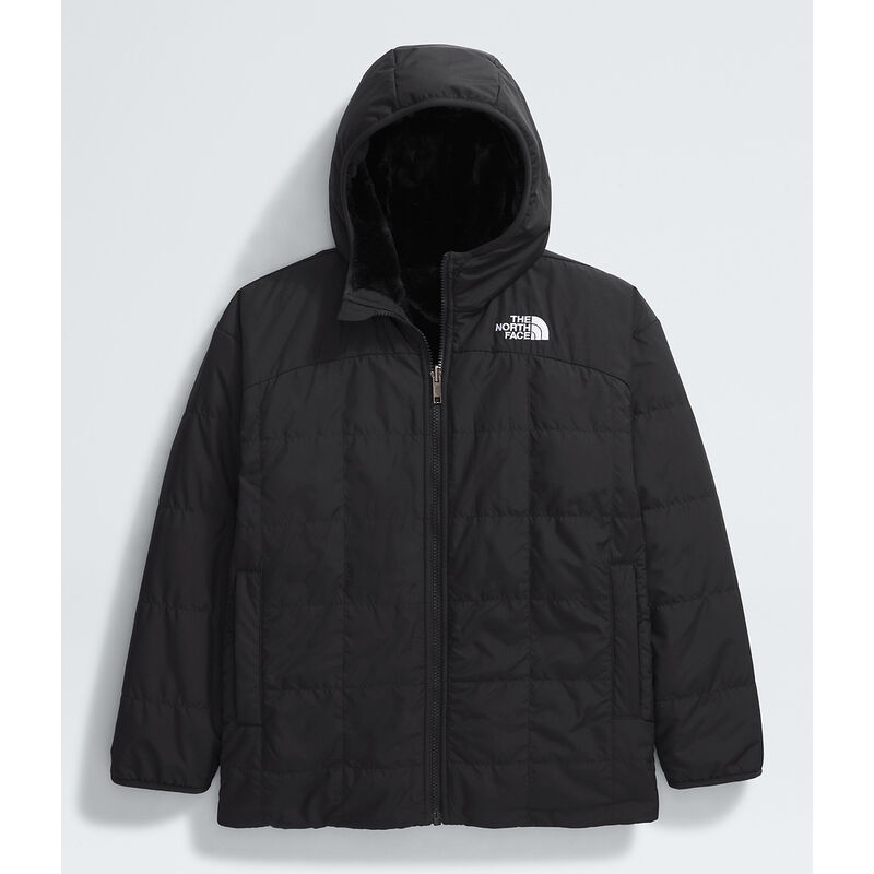 Girls' Reversible Shasta Short Parka, TNF BLACK, hi-res image number 6