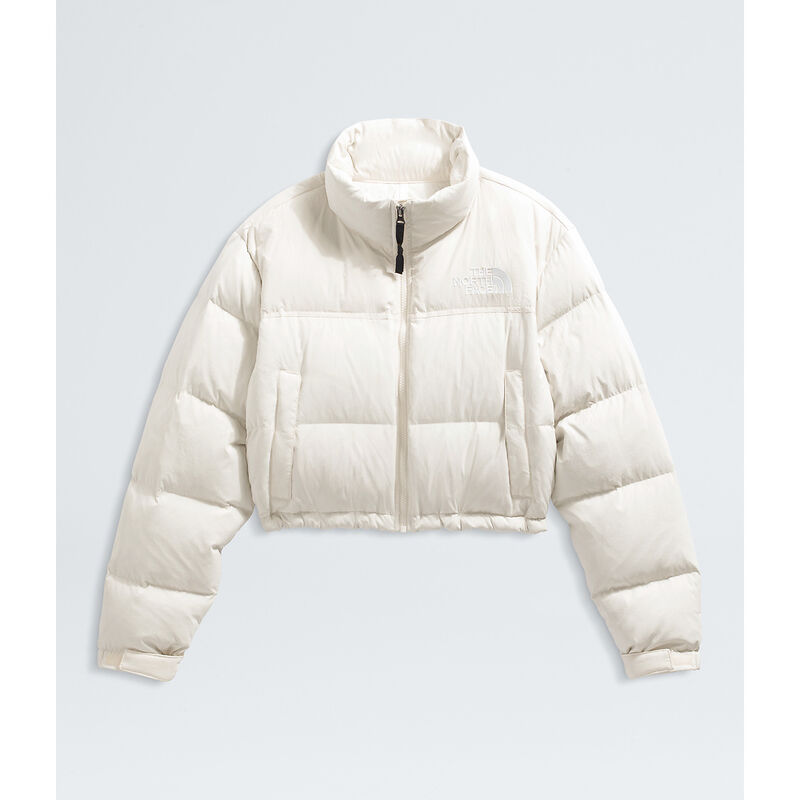 Women's Nuptse Short DTM Jacket, WHITE DUNE, hi-res image number 7