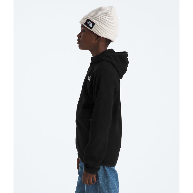Teen Glacier Full Zip Hooded Jacket, TNF BLACK, hi-res image number 4