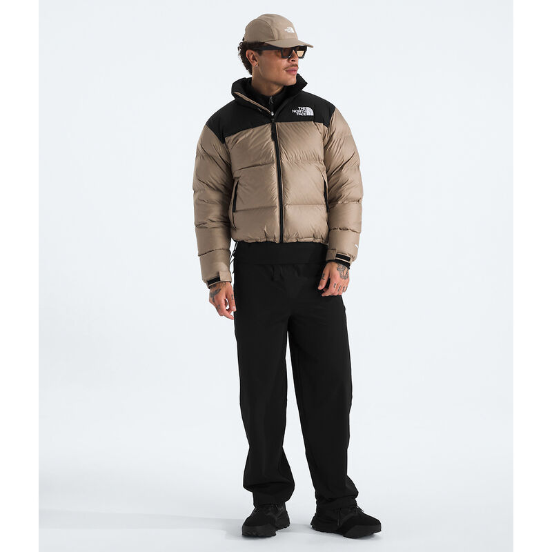 Men's 1996 Retro Nuptse Jacket, MUSHROOM GREY-TNF BLACK, hi-res image number 2