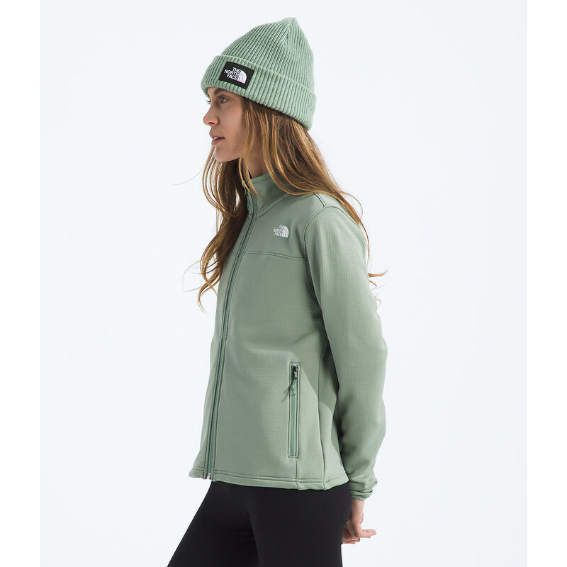 Women's Cedar Trail Grid Fleece Jacket, SLATE MOSS, hi-res image number 3