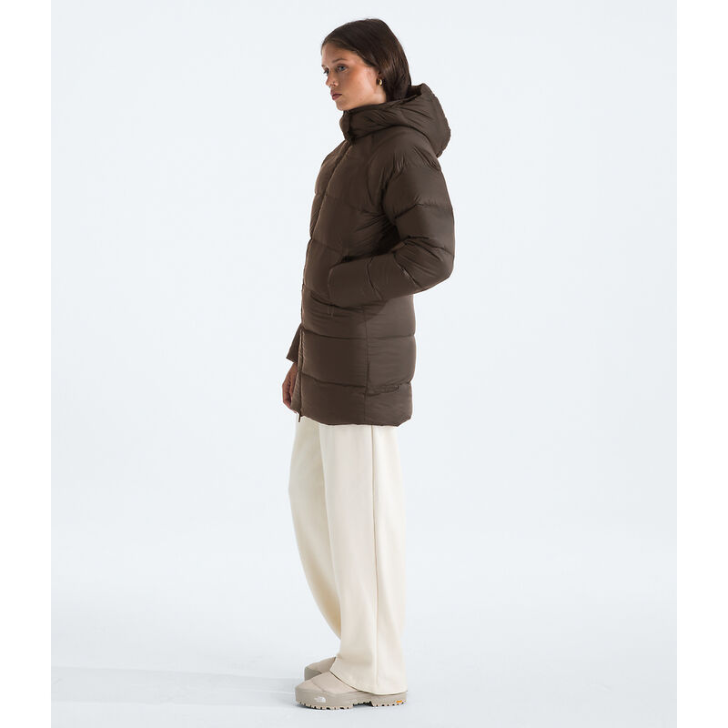 Women's Hydrenalite&trade; City Down Hooded Parka, SMOKEY BROWN, hi-res image number 3