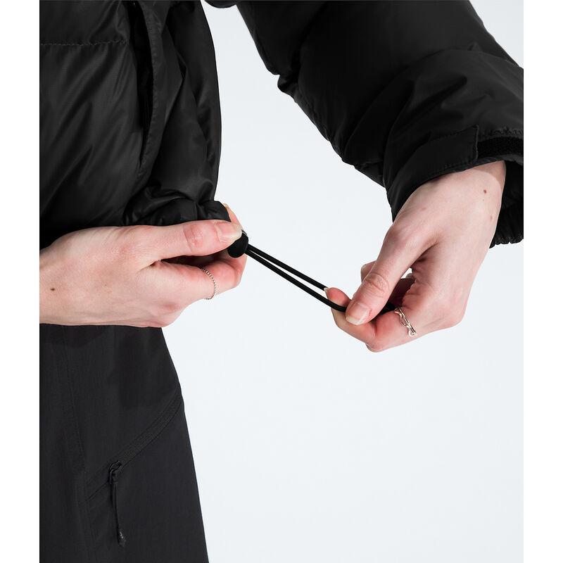 Women's Nuptse Short Jacket, TNF BLACK-TNF BLACK-RECYCLED DOWN, hi-res image number 6