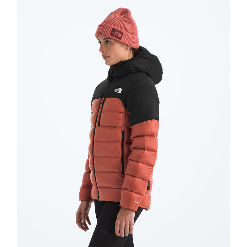 Women's Kalix Down Hooded Jacket, MARS DUST-TNF BLACK, hi-res image number 4
