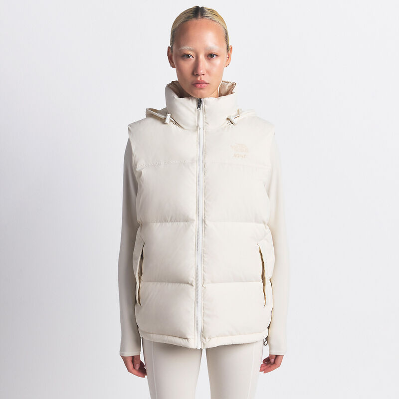 The North Face X SKIMS 1996 Nuptse Vest, SK BONE, hi-res image number 1