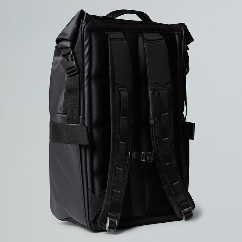 Base Camp Voyager Roll Top Backpack, TNF BLACK-ASPHALT GREY, hi-res image number 3