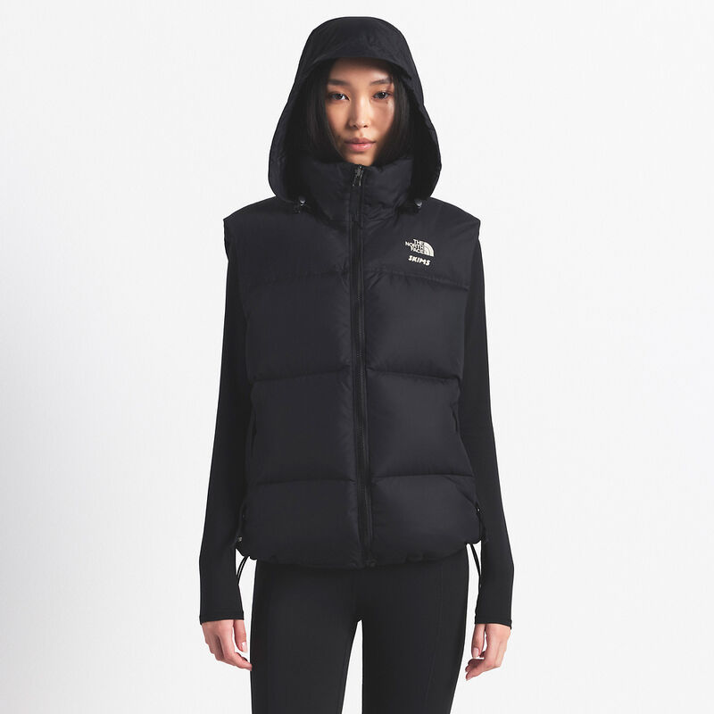 The North Face X SKIMS 1996 Nuptse Vest, SK ONYX, hi-res image number 1