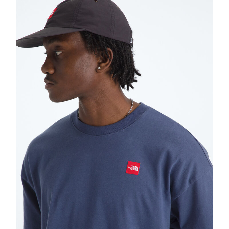 Men's TNF&trade; Red Box Short-Sleeve Tee, LUNAR BLUE, hi-res image number 4