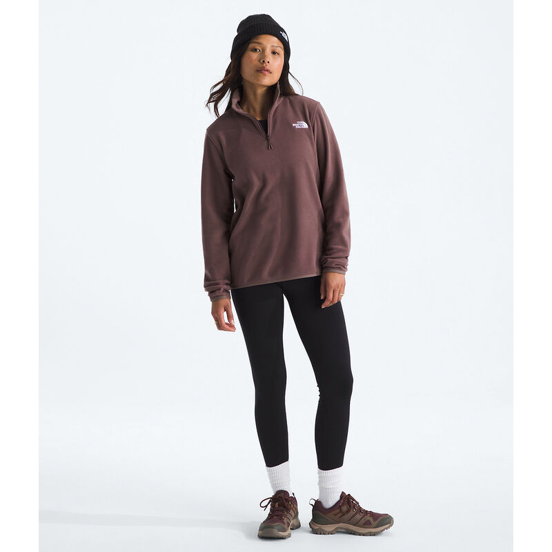Women's Glacier Fleece &frac14; Zip Jacket, TAWNY QUARTZ, hi-res image number 2