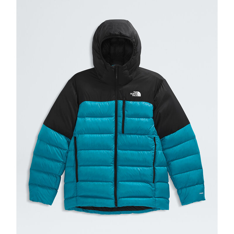 Men's Kalix Down Hooded Jacket, DUSK BLUE-TNF BLACK, hi-res image number 9